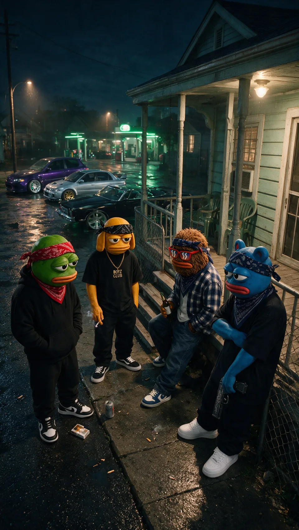 The crew on the block